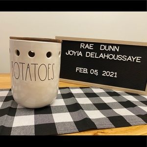 Rae Dunn potatoes canister